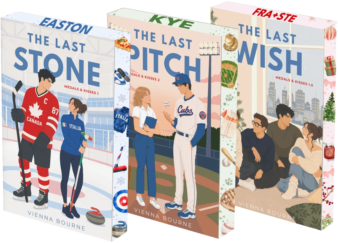 Bundle: The Last Stone, The Last Pitch and The Last Wish with edges
